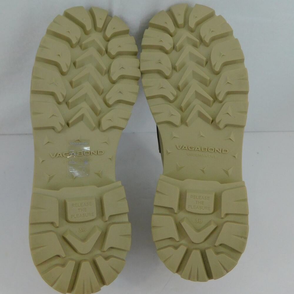 Vagabond Womens Tan Suede Leather Chunky Loafers Slip-on Size 8 New Shoes - Picture 7 of 11